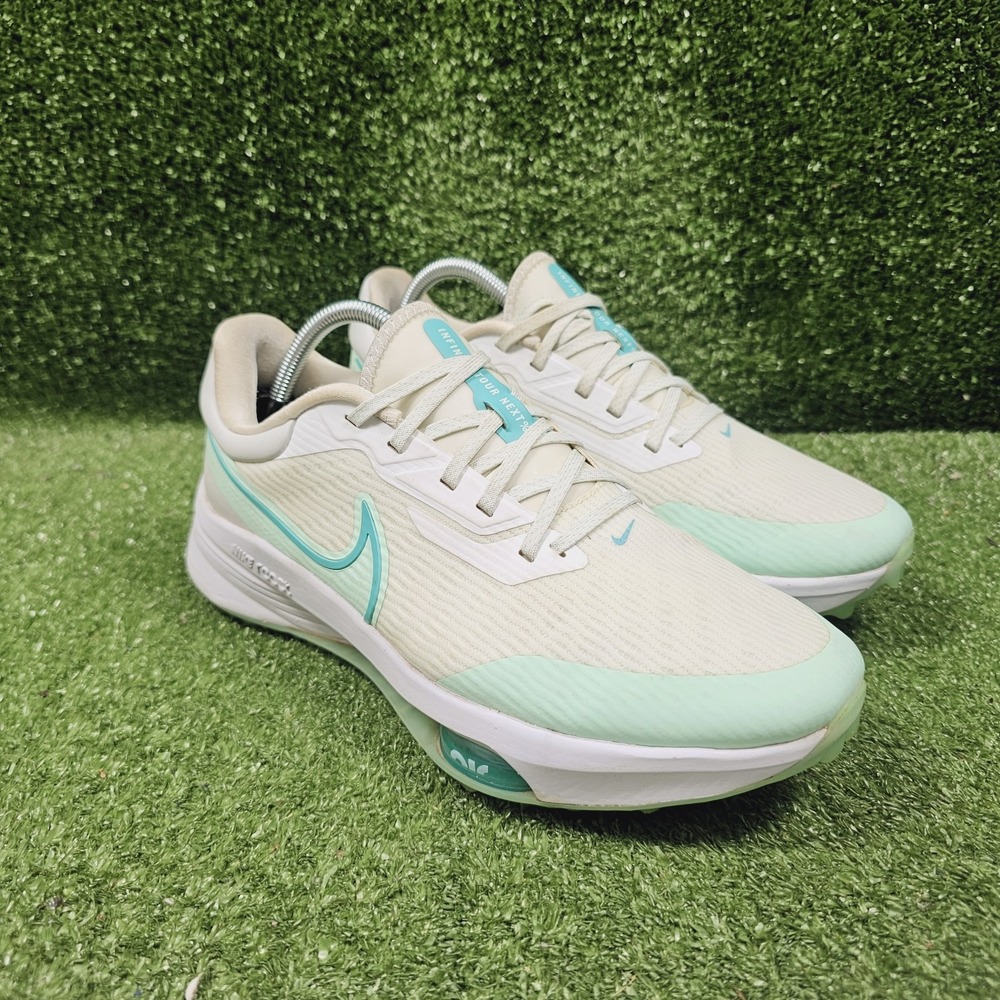 Nike Air Zoom Infinity Tour Next% White Green Golf Sneakers DC5221-143 Mens 10